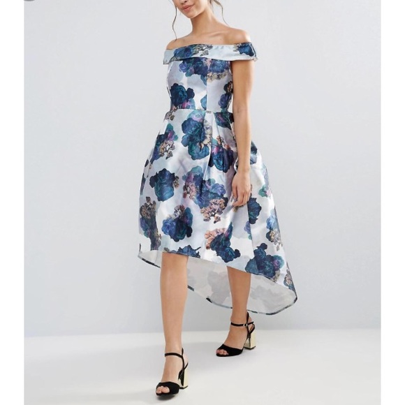 NWT Amy Lynn Floral Bardot Formal dress - Picture 3 of 3